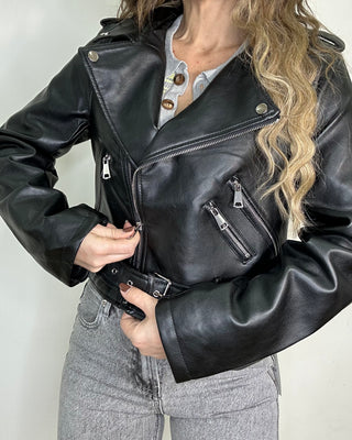 Chiodo similpelle regular