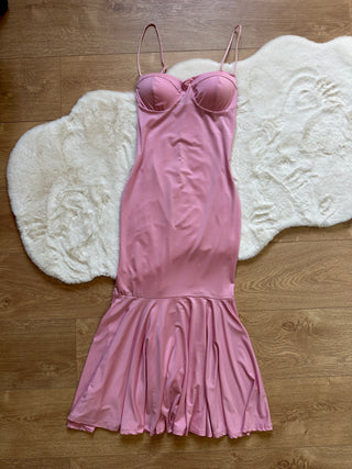 Abito sirena pink
