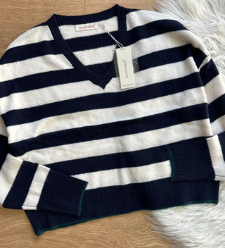 Maglioncino righe scollo AV 5 colori