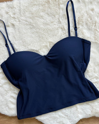 Top push up con bretelle regolabili
