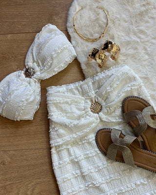 Coordinato shell white