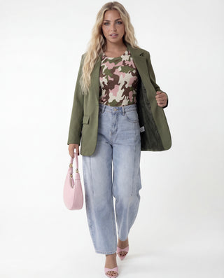 Jeans ballon lavaggio chiaro