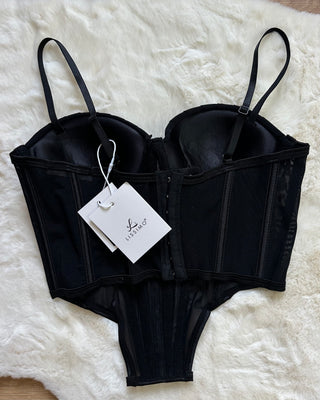 Corpetto bustier nero