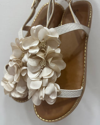 Sandali Flower Touch azzurro