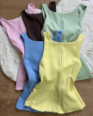 Top sartoriale 5 colori