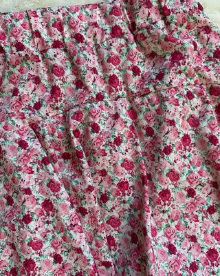 Cordset 2 pezzi floreale rosa