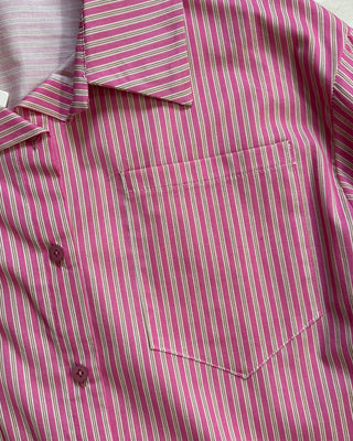Camicia righe 70% cotone oversize 4 colori