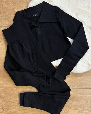 Cordset comfy push-up nero