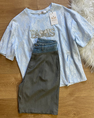 T-shirt Paris in pizzo – Moonkiss