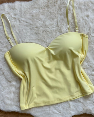 Top push up con bretelle regolabili