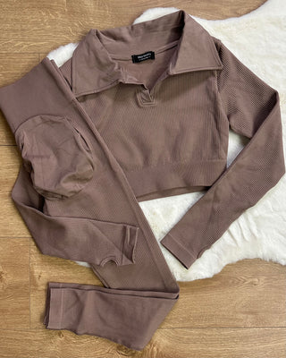 Cordset comfy push-up beige