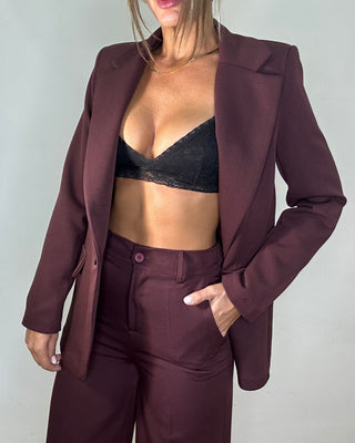 Tailleur Madison Burgundy